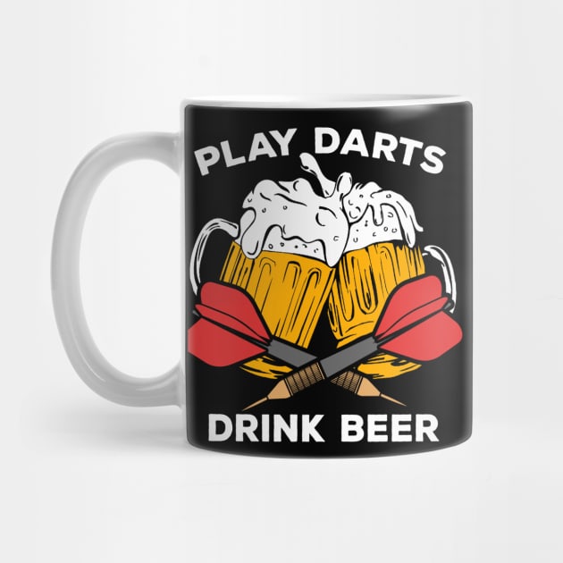 Darts and Beer Club Friends Team Players Gift by MrTeee